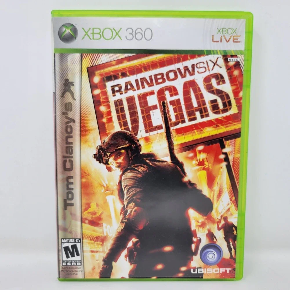 Tom‎ Clancy's Rainbow Six Vegas Microsoft Xbox 360 2006 FPS Shooter CIB NTSC